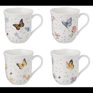 Lenox Butterfly Meadow Petite, Set of 4 Mugs